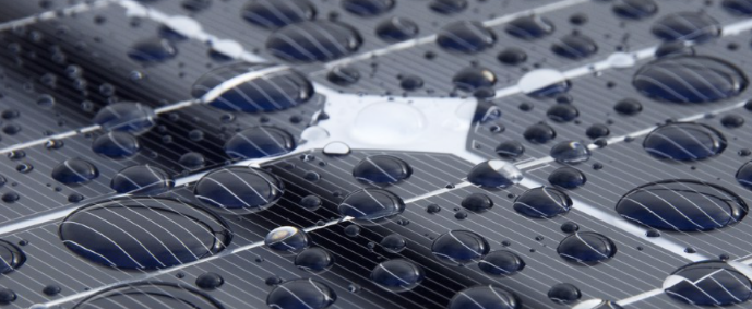 rain on solar panel rain on solar panel