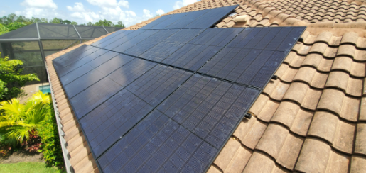 rec alpha solar panels on home roof rec alpha solar panels on home roof